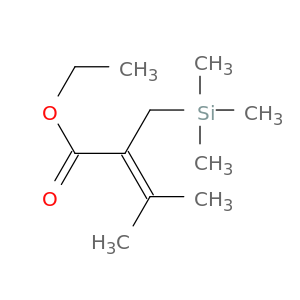 2-Butenoic acid, 3-methyl-2-[(trimethylsilyl)methyl]-, ethyl ester