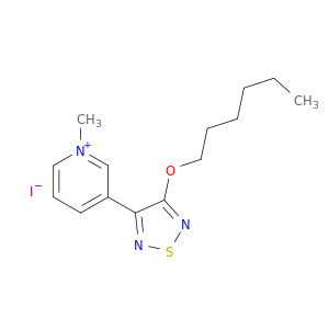 3-(4-HEXYLOXY-1,2,5-THIADIAZOL-3-YL)-1-METHYLPYRIDINIUM IODIDE