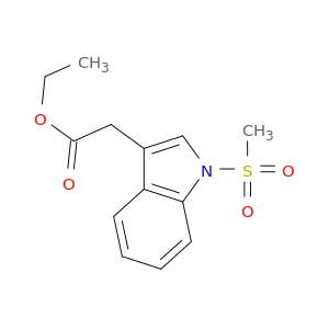 1H-Indole-3-acetic acid, 1-(methylsulfonyl)-, ethyl ester