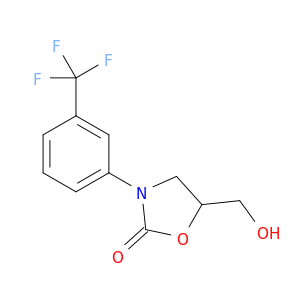 2-Oxazolidinone,5-(hydroxymethyl)-3-[3-(trifluoromethyl)phenyl]-