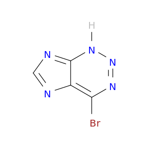 1H-Imidazo[4,5-d]-1,2,3-triazine, 4-bromo-
