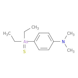 Benzenamine, 4-(diethylarsinothioyl)-N,N-dimethyl-