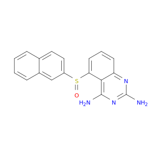 2,4-Quinazolinediamine, 5-(2-naphthalenylsulfinyl)-