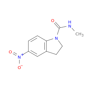 1H-Indole-1-carboxamide, 2,3-dihydro-N-methyl-5-nitro-