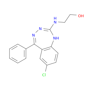 Ethanol, 2-[(7-chloro-5-phenyl-1H-1,3,4-benzotriazepin-2-yl)amino]-