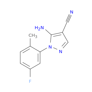 5-Amino-1-(5-fluoro-2-methylphenyl)-1H-pyrazole-4-carbonitrile