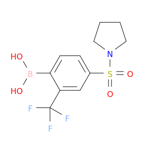 4-Pyrrolidinosulfonyl-2-trifluoromethylphenylboronic acid