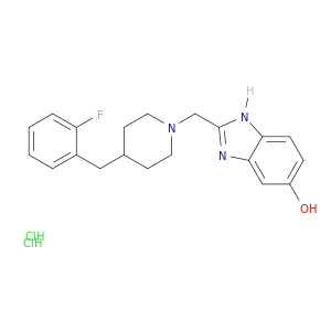 2-[[[4-(2-氟苄基)哌啶-1-基]甲基]-1H-苯并咪唑-5-醇盐酸盐