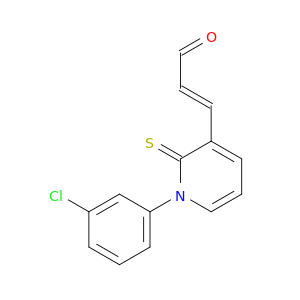 2-Propenal, 3-[1-(3-chlorophenyl)-1,2-dihydro-2-thioxo-3-pyridinyl]-, (E)-