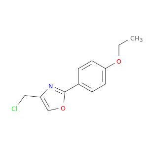 4-(氯甲基)-2-(4-乙氧苯基)-1,3-噁唑