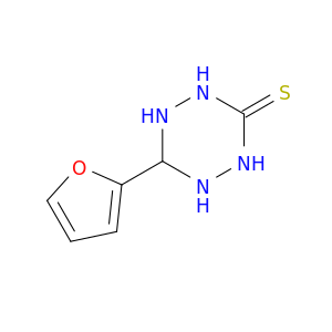 1,2,4,5-Tetrazine-3(2H)-thione, 6-(2-furanyl)tetrahydro-