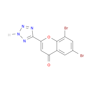 6,8-dibromo-2-(2h-tetrazol-5-yl)-4h-chromen-4-one