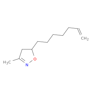 Isoxazole, 5-(6-heptenyl)-4,5-dihydro-3-methyl-