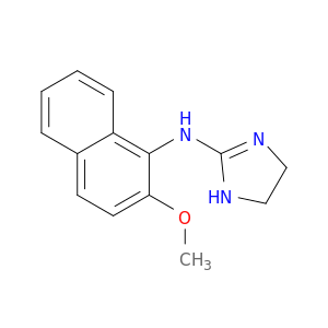 1H-Imidazol-2-amine, 4,5-dihydro-N-(2-methoxy-1-naphthalenyl)-