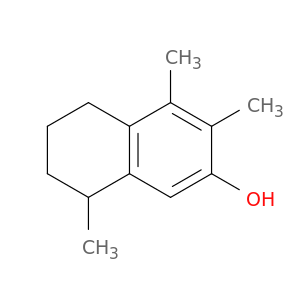 2-Naphthalenol, 5,6,7,8-tetrahydro-3,4,8-trimethyl-