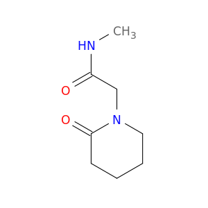 1-Piperidineacetamide, N-methyl-2-oxo-