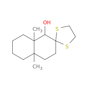 4a',8a'-dimethyloctahydro-1'h-spiro[1,3-dithiolane-2,2'-naphthalen]-1'-ol