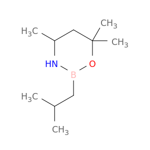 2H-1,3,2-Oxazaborine, tetrahydro-4,6,6-trimethyl-2-(2-methylpropyl)-