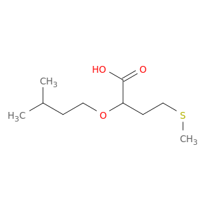 Butanoic acid, 2-(3-methylbutoxy)-4-(methylthio)-