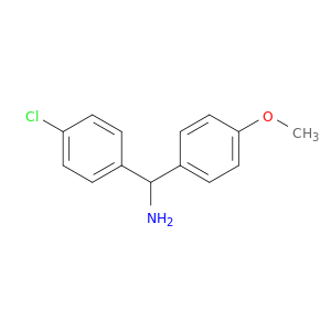 (4-Chlorophenyl)(4-methoxyphenyl)methanamine
