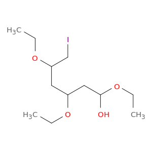 1-Hexanol, 1,3,5-triethoxy-6-iodo-