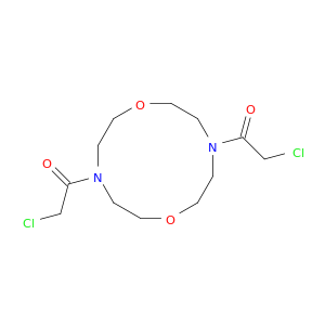 1,7-Dioxa-4,10-diazacyclododecane, 4,10-bis(chloroacetyl)-