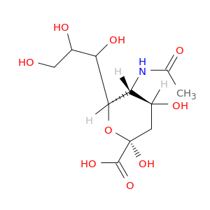 (2s,4s,5r,6r)-5-acetamido-2,4-dihydroxy-6-(1,2,3-trihydroxypropyl)tetrahydropyran-2-carboxylic acid