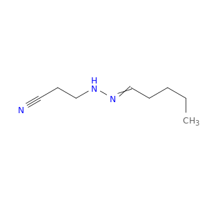 Propanenitrile, 3-(pentylidenehydrazino)-