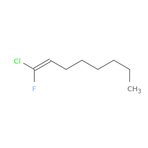 1-Octene, 1-chloro-1-fluoro-, (E)-