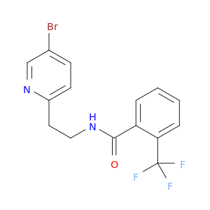 Benzamide, N-[2-(5-bromo-2-pyridinyl)ethyl]-2-(trifluoromethyl)-