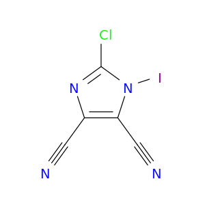 1H-Imidazole-4,5-dicarbonitrile, 2-chloro-1-iodo-
