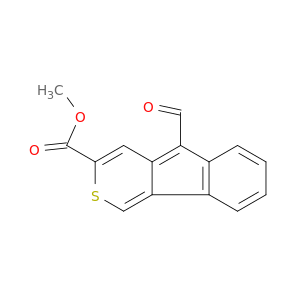 Indeno[1,2-c]thiopyran-3-carboxylic acid, 5-formyl-, methyl ester
