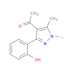 Ethanone, 1-[3-(2-hydroxyphenyl)-5-methyl-1H-pyrazol-4-yl]-