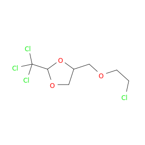 1,3-Dioxolane, 4-[(2-chloroethoxy)methyl]-2-(trichloromethyl)-