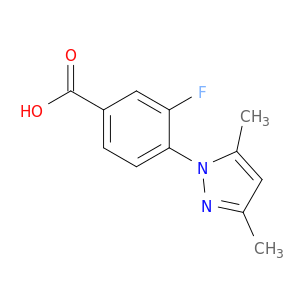 4-(3,5-Dimethyl-1H-pyrazol-1-yl)-3-fluorobenzoic acid