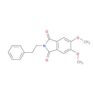 1H-Isoindole-1,3(2H)-dione, 5,6-dimethoxy-2-(2-phenylethyl)-