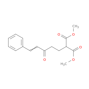 Propanedioic acid, (3-oxo-5-phenyl-4-pentenyl)-, dimethyl ester
