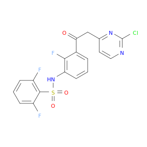 N-[3-[2-(2-氯-4-嘧啶基)乙酰基]-2-氟苯基]-2,6-二氟苯磺酰胺