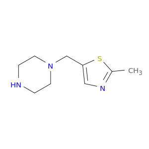 1-[(2-methyl-1,3-thiazol-5-yl)methyl]piperazine