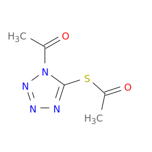 Ethanethioic acid,S-(1-acetyl-1H-tetrazol-5-yl) ester