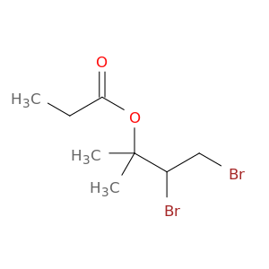 2-Butanol,3,4-dibromo-2-methyl-, 2-propanoate