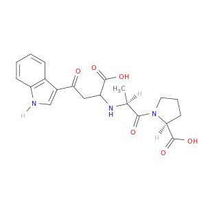 L-Proline, 1-[N-[1-carboxy-3-(1H-indol-3-yl)-3-oxopropyl]-L-alanyl]-