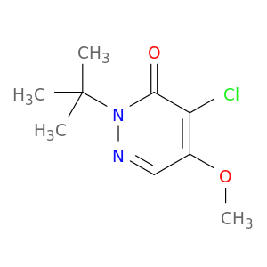 3(2H)-Pyridazinone, 4-chloro-2-(1,1-dimethylethyl)-5-methoxy-