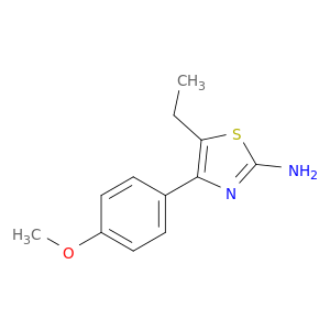 5-Ethyl-4-(4-methoxyphenyl)thiazol-2-yl-amine