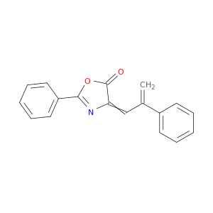 5(4H)-Oxazolone, 2-phenyl-4-(2-phenyl-2-propenylidene)-