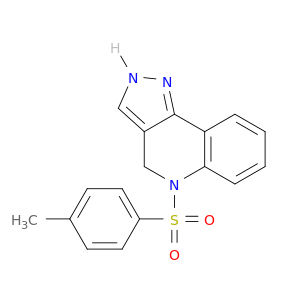 2H-Pyrazolo[4,3-c]quinoline, 4,5-dihydro-5-[(4-methylphenyl)sulfonyl]-
