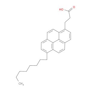 1-Pyrenepropanoic acid, 6-octyl-