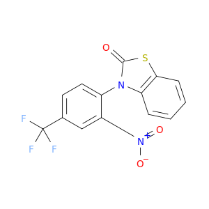 2(3H)-Benzothiazolone, 3-[2-nitro-4-(trifluoromethyl)phenyl]-