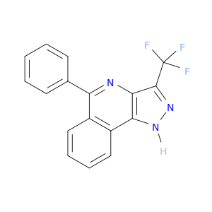 1H-Pyrazolo[4,3-c]isoquinoline, 5-phenyl-3-(trifluoromethyl)-