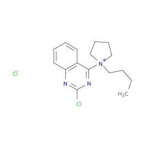 Pyrrolidinium, 1-butyl-1-(2-chloro-4-quinazolinyl)-, chloride